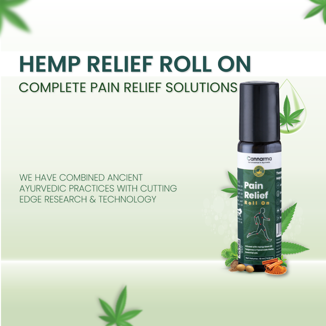 Hemp Pain Relief Roll On (10ml) - Image 2