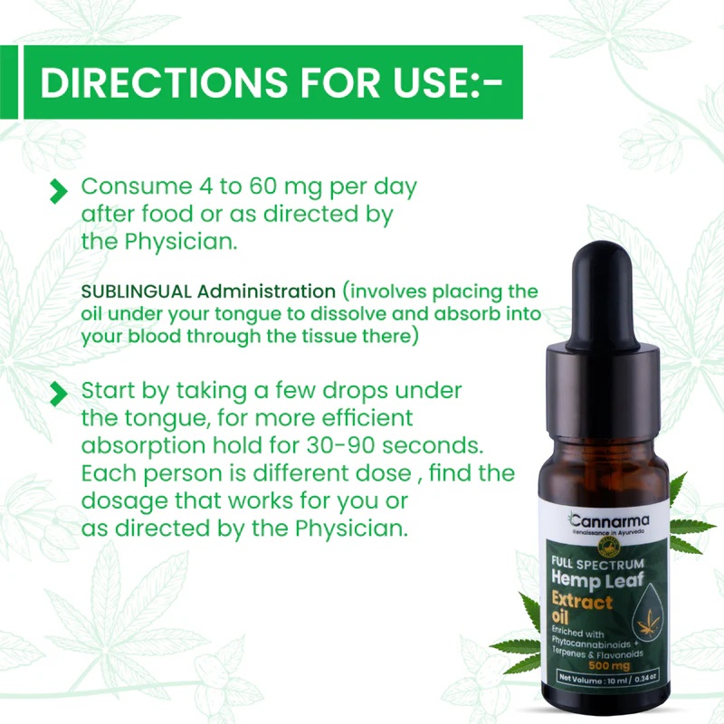 Hemp Extract Oil (500mg) - Image 4