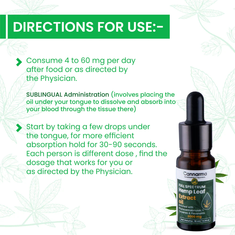 Hemp Extract Oil (3000mg) - Image 3