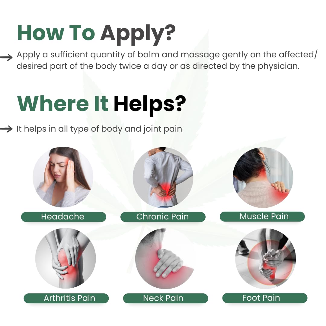 Hemp Pain Relief Balm (15g) - Image 4