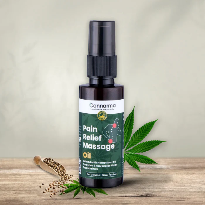 Hemp Pain Relief Massage Oil (50ml)